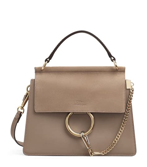 chloe faye all leather bag